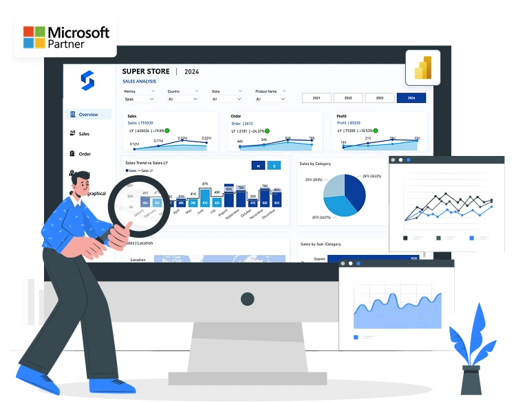 hero section power bi dashboard